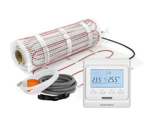 Mata grzejna kompletny zestaw Mata + regulator temperatury + akcesoria montażowe Warmtec  DS2-70/T510 rozmiar 7 m2