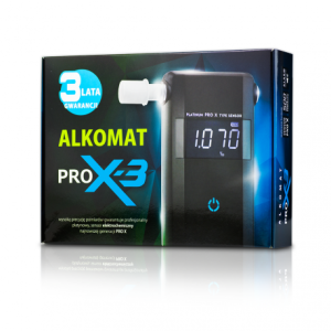 Alkomat PRO X-3 24 miesiące kalibracji