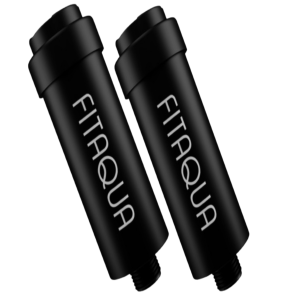 Filtr Prysznicowy Fit Aqua Awf-swr-p Kdf Kolor czarny 2 Szt. Dla Komfortu