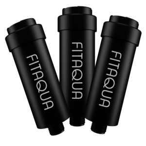 Filtr Prysznicowy Fit Aqua Awf-swr-p Kdf Kolor czarny 3 Szt. Dla Komfortu