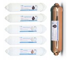 Zestaw wkładów do filtra FitAqua Alabaster REDOX komplet na pół roku